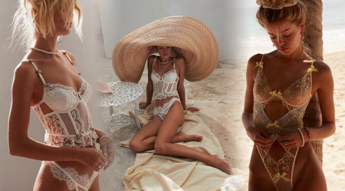 Frida Aasen – Fantastic Body in a Sexy Lingerie for Love & Lemons Victoria’s Secret Spring 2022 Campaign