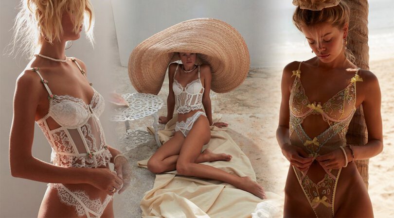 Frida Aasen – Fantastic Body in a Sexy Lingerie for Love & Lemons Victoria’s Secret Spring 2022 Campaign