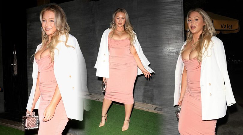 Iskra Lawrence – Sexy Big Boobs at Nobu in West Hollywood