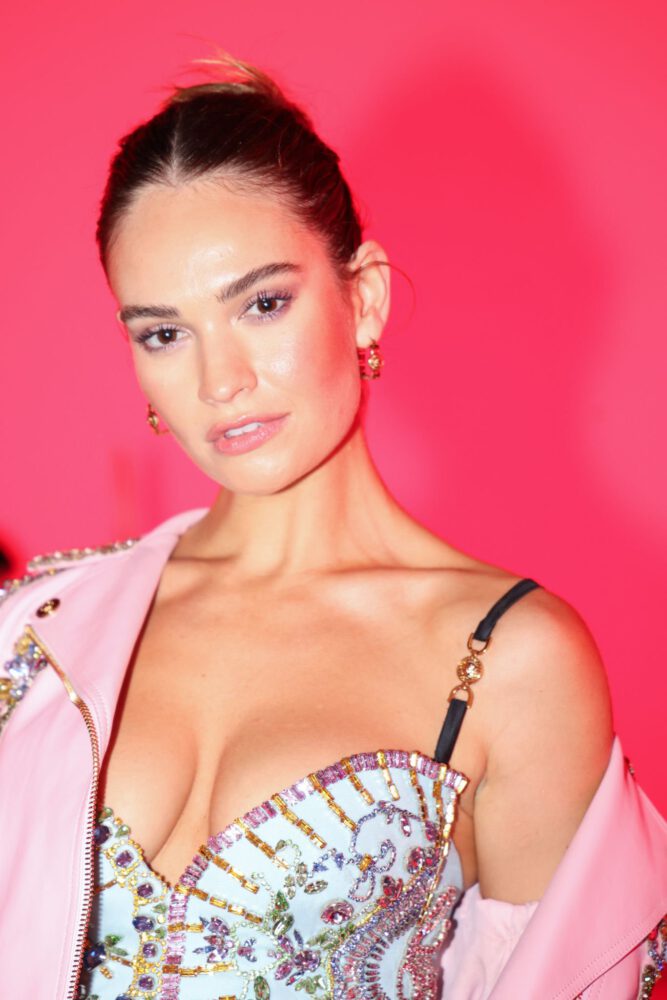 Lily James Gorgeous Boobs