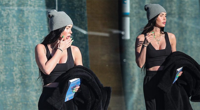 Megan Fox – Sexy Boobs in Big Cleavage at Elite Aesthetics in Los Angeles
