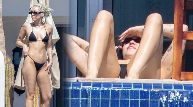 Miley Cyrus – Sexy Ass & Boobs in a Tiny Bikini in Cabo San Lucas