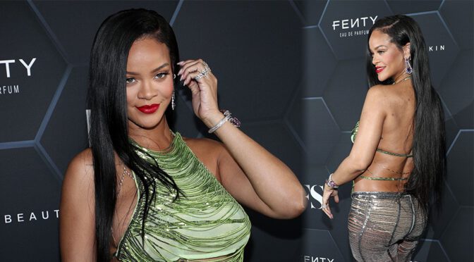 Rihanna – Sexy Ass in See-Through Pants at Fenty Beauty and Fenty Skin “F Club” Party in Los Angeles