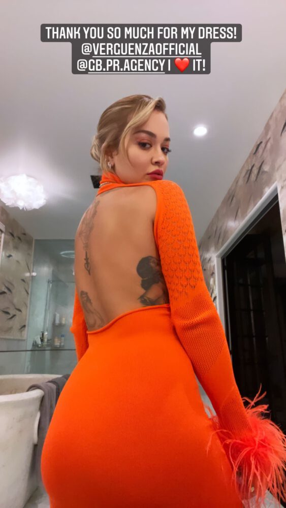 Rita Ora Sexy Dress