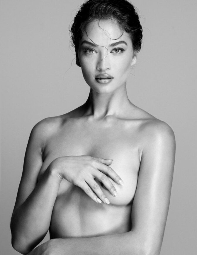 Shanina Shaik Sexy Topless Photoshoot
