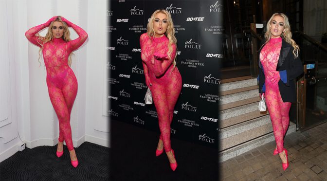 Tallia Storm – Sexy Body in See-Through Outfit at Oh Polly LFW Party in London