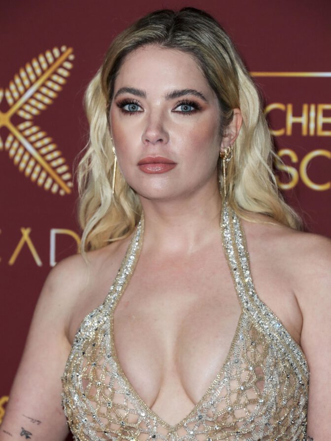 Ashley Benson Braless Boobs Nipples