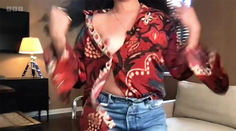 Camila Cabello – Sexy Boob and Nipslip on The One Show in London (NSFW) (Video)