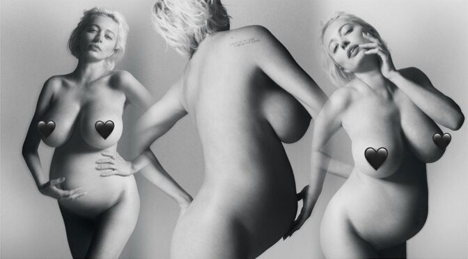 Caroline Vreeland – Gorgeous Huge Boobs in a Sexy Topless Photoshoot (Censored)