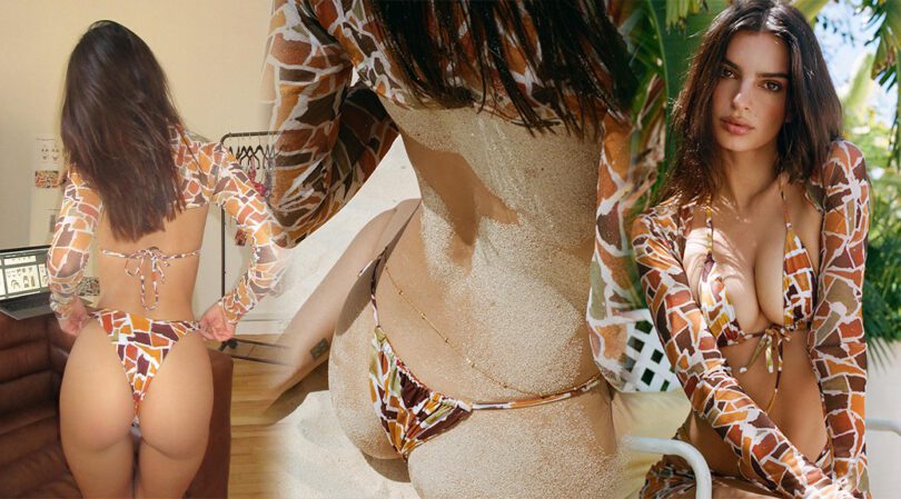 Emily Ratajkowski – Perfect Boobs and Ass in Inamorata Swim Spring 2022 Photoshoot