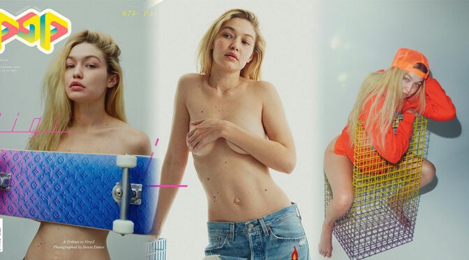 Gigi Hadid – Gorgeous Braless Photoshoot for POP Magazine (Spring/Summer 2022)
