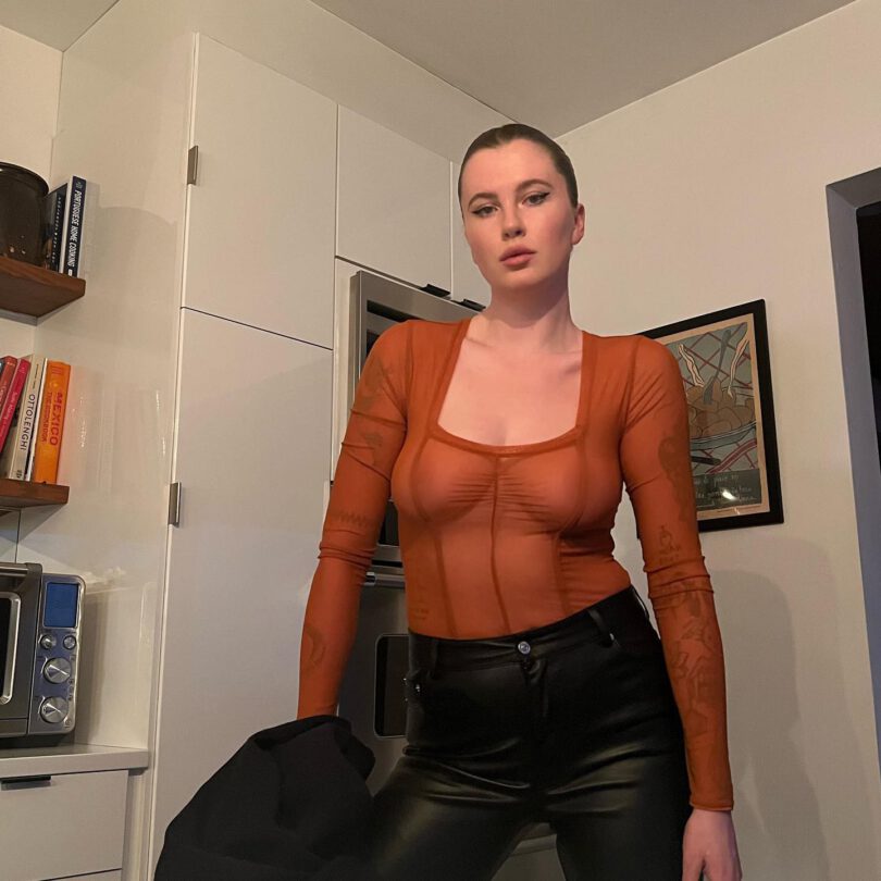 Ireland Baldwin Braless Boobs