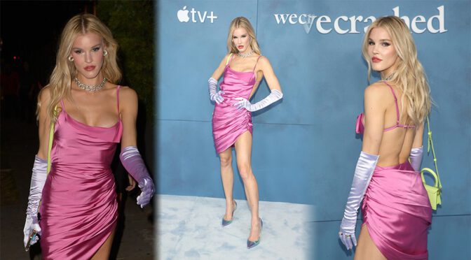 Joy Corrigan – Fantastic Body in Sexy Dress at “WeCrashed” Premiere & Afterparty in West Hollywood