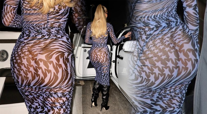 Khloe Kardashian – Stunning Big Ass and Thong Panties at Craig’s in West Hollywood