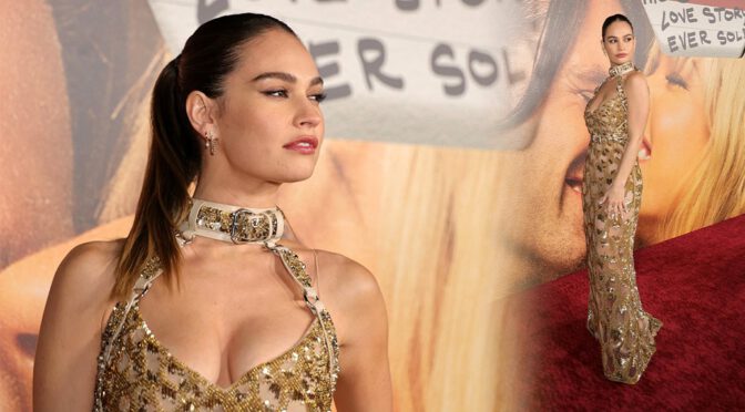 Lily James – Gorgeous Boobs at “Pam & Tommy” Finale Premiere in Los Angeles