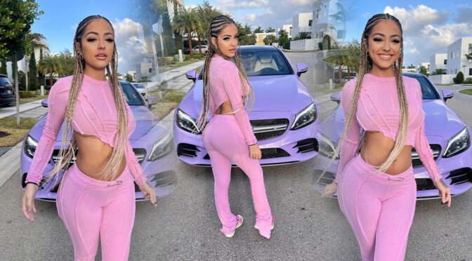 Malu Trevejo – Beautiful Ass and Pierced Nipples in a Sexy Braless Photoshoot