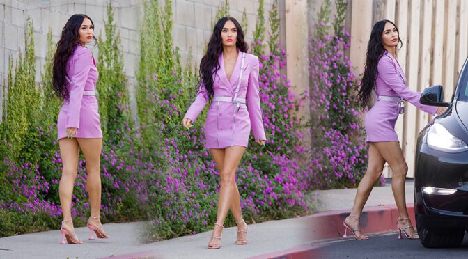 Megan Fox – Fantastic Legs in a Sexy Outfit Out in Los Angeles