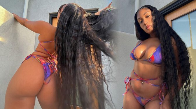 Megan Thee Stallion – Beautiful Big Ass & Boobs in a Sexy Bikini Photoshoot