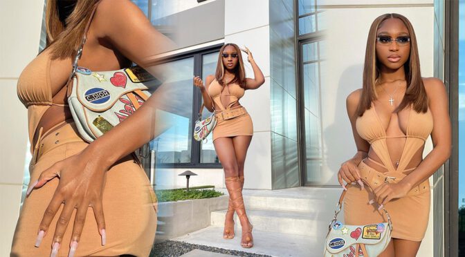 Normani – Gorgeous Legs and Boobs in a Skimpy Sexy Dress