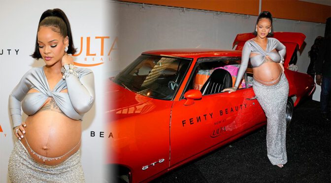 Rihanna – Gorgeous Braless Boobs at Fenty Beauty Launch at Ulta Beauty