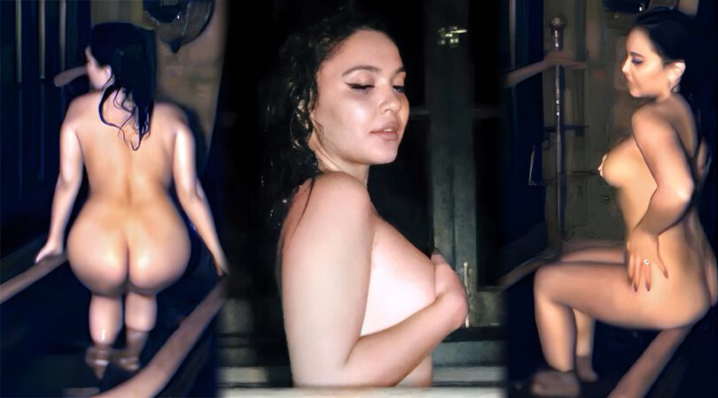 Stella Hudgens – Gorgeous Ass in a Sexy Naked Bathtub Video (NSFW)
