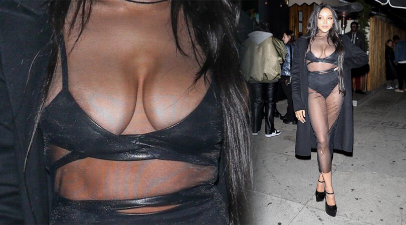 Tinashe – Gorgeous Boobs and Nipslip at Justin Bieber’s Concert Afterparty in West Hollywood