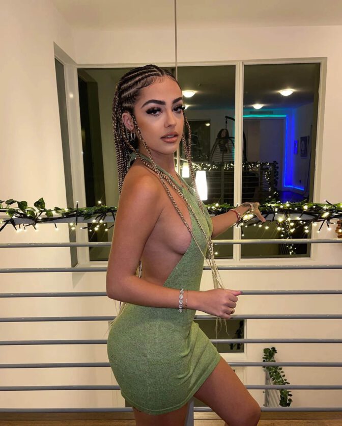 Malu Trevejo Braless Boobs