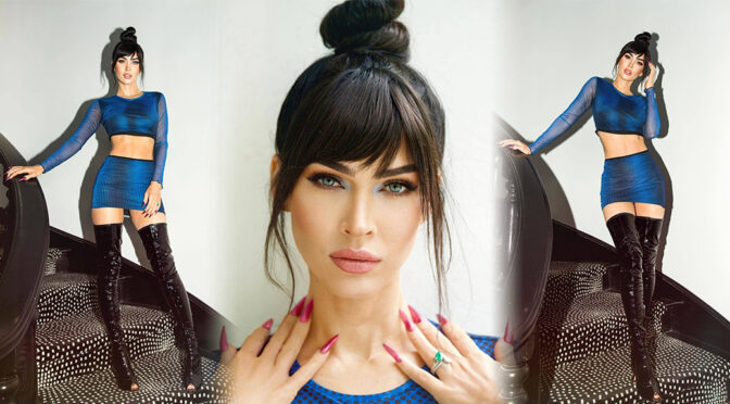 Megan Fox – Sexy in Mini Skirt and Boots for Cibelle Levi Photoshoot