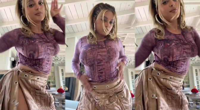 Bebe Rexha Shows Big Boobs in a Sexy Dance Video
