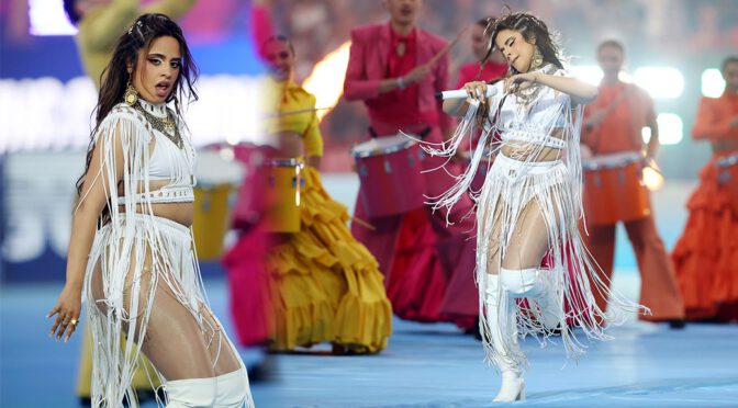 Camila Cabello’s Sexy Body at UEFA Champions League Final Opening Ceremony in Paris