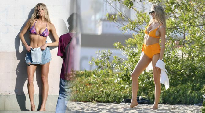 Charlotte McKinney – Beautiful Big Boobs in a Sexy Bikini Photoshoot in Los Angeles