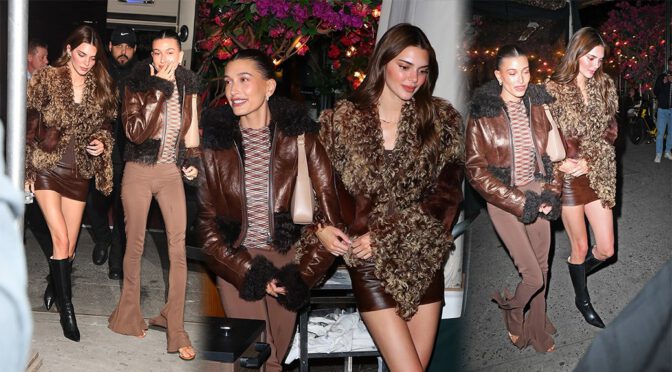 Kendall Jenner – Gorgeous Legs in Boots and Mini Skirt at Lola Taverna in New York