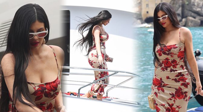 Kylie Jenner’s Stunning Big Boobs and Ass Out in Portofino