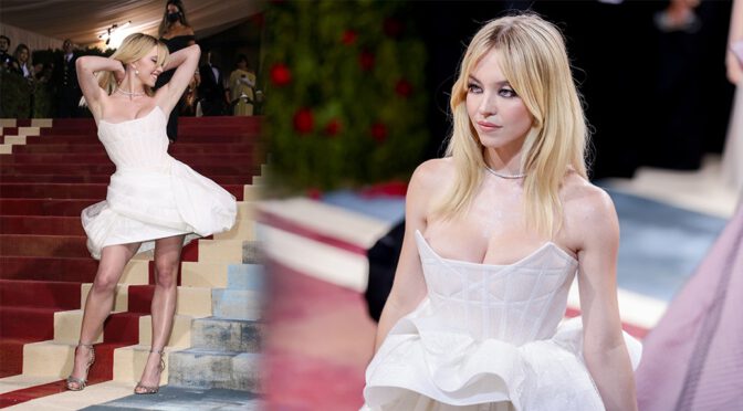 Sydney Sweeney – Spectacular Boobs at 2022 Met Gala in New York