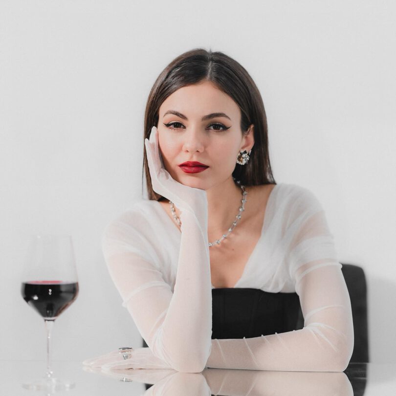 Victoria Jusitce Beautiful Dress