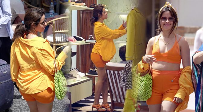 Camila Cabello Shows Sexy Big Ass Out in Capri