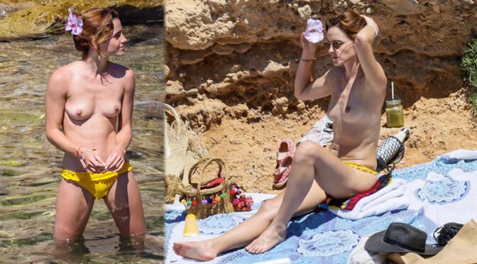 Emma Watson Expose Beautiful Topless Boobs in Ibiza (NSFW)