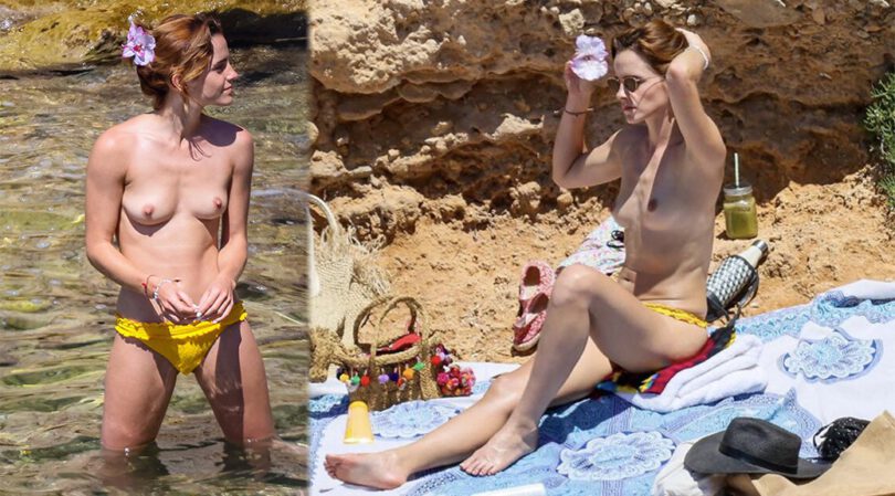 Emma Watson Expose Beautiful Topless Boobs in Ibiza (NSFW)