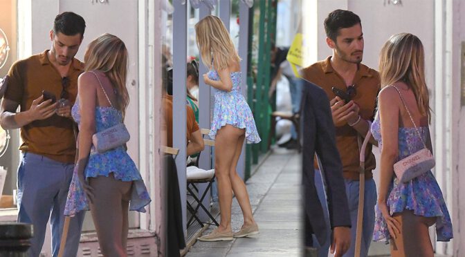 Kimberley Garner’s Stunning Ass in a Sexy Upskirt Candids in Notting Hill