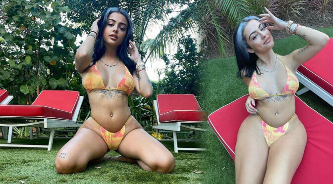 Malu Trevejo’s Sexy Curvy Body in a Tiny Bikini