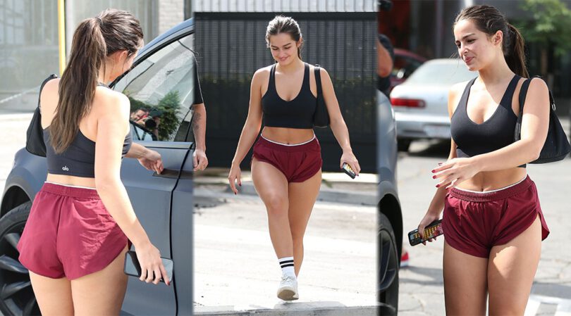 Addison Rae Flaunts Sexy Legs at Pilates Class in West Hollywood
