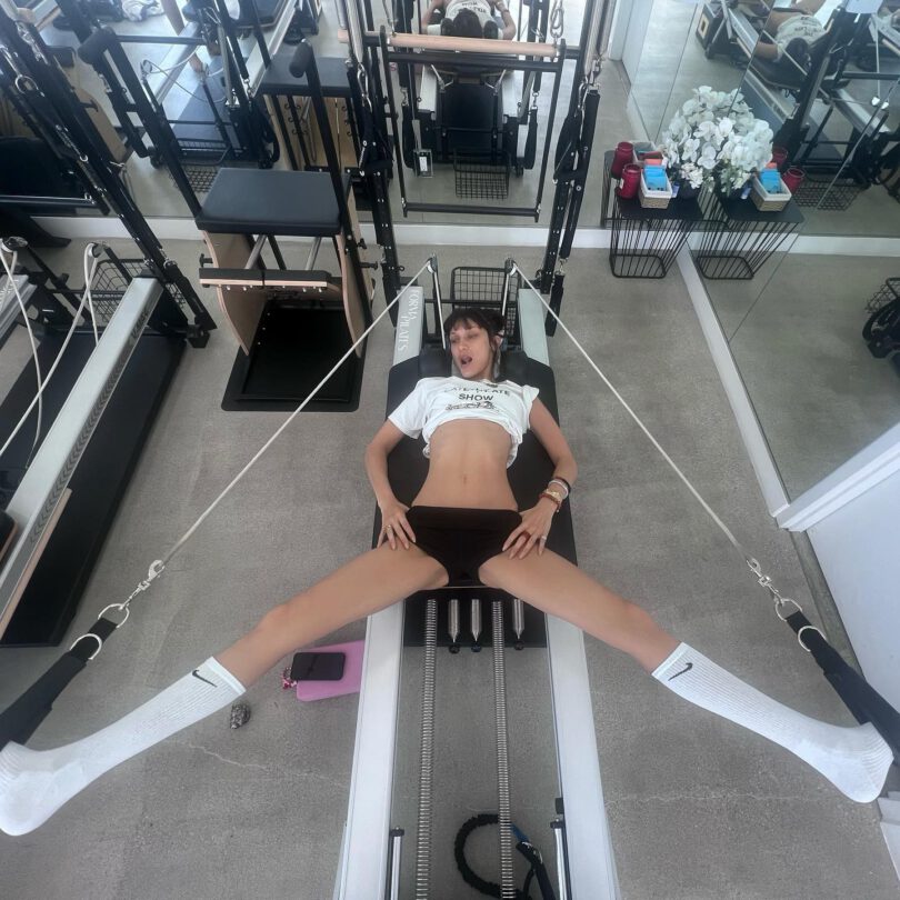 Bella Hadid Sexy In Gym