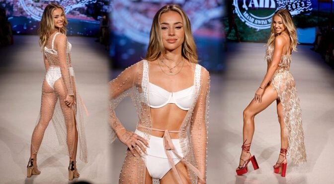 Charly Jordan’s Sexy Ass in BIkini at Beach Bunny Fashion Show in Miami Beach