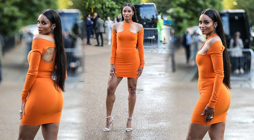 Ciara Flaunts Stunning Curvy Body at Serpentine Summer Evening Event in London