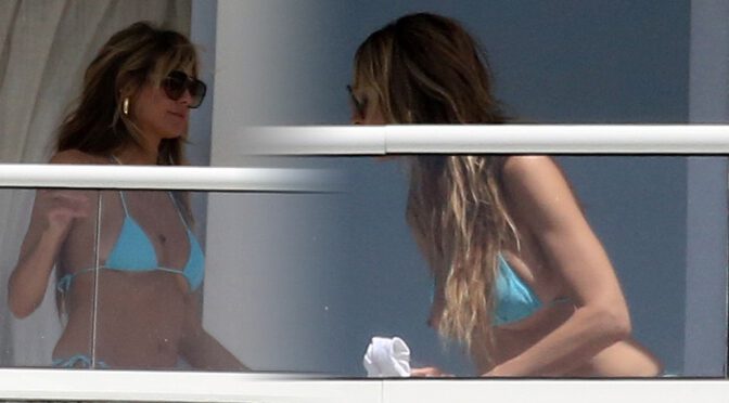 Heidi Klum Expose Sexy Breasts in Miami (NSFW)