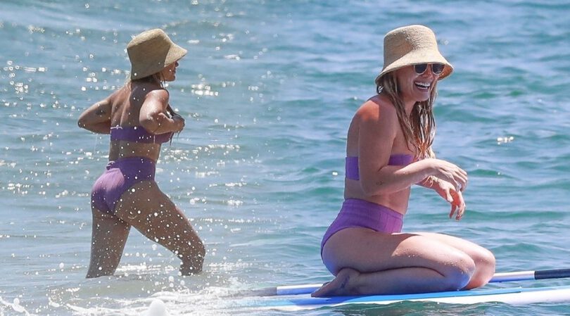 Hilary Duff Shows Beautiful Ass in Bikini on a Beach in Malibu