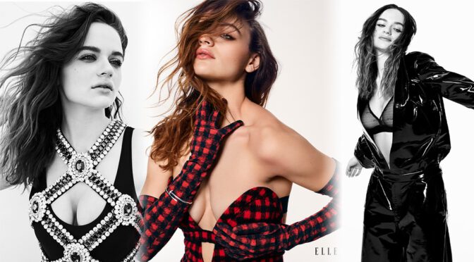 Joey King Shows Beautiful Boobs in Elle Magazine (July 2022)