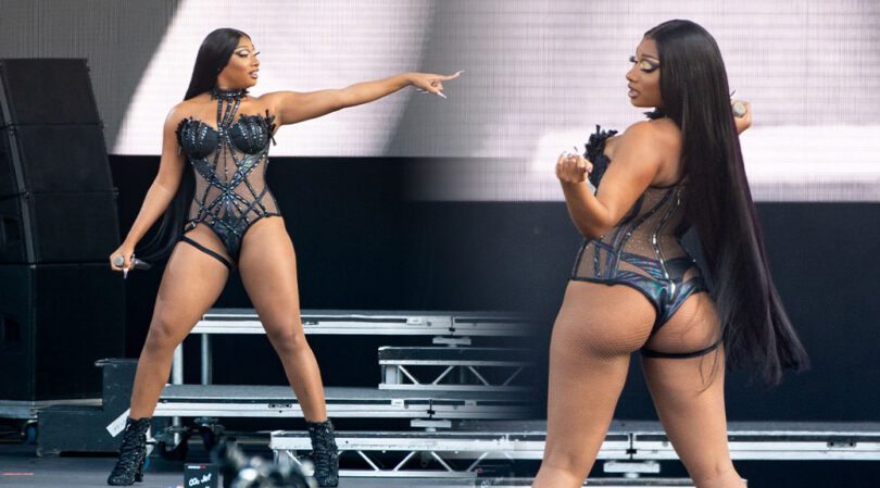 Megan Thee Stallion Shows Big Ass and Boobs at Wireless Festival in London