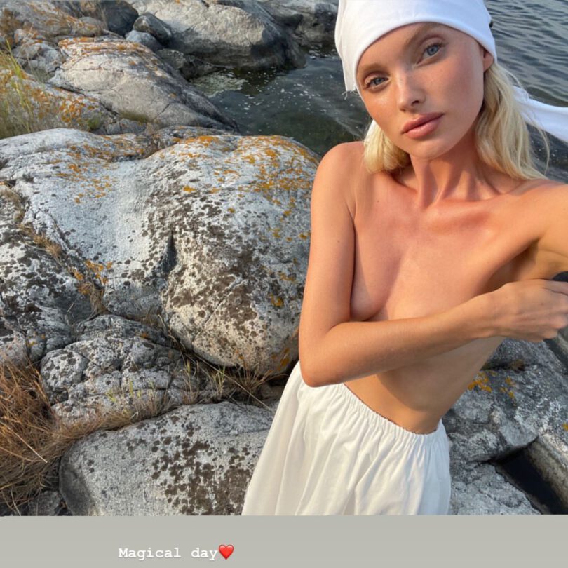 Elsa Hosk Topless