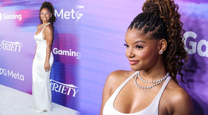 Halle Bailey Shows Stunning Body and Braless Boobs at Variety’s 2022 Power of Young Hollywood in Los Angeles
